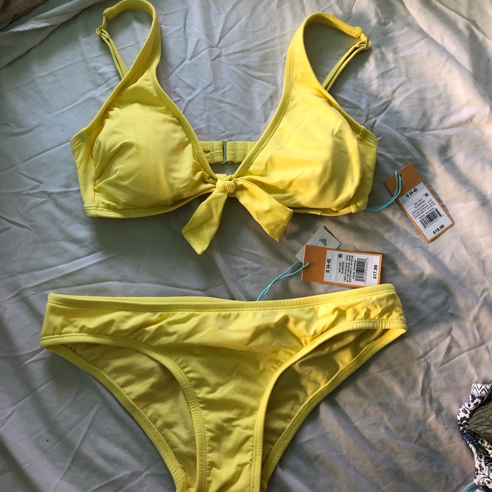 Yellow bikini